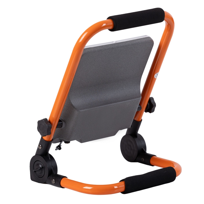 Dimmbarer, wiederaufladbarer LED-Akku-Fluter mit Stativ LED/50W/3,2V 4500K 5000 mAh IP65 orange