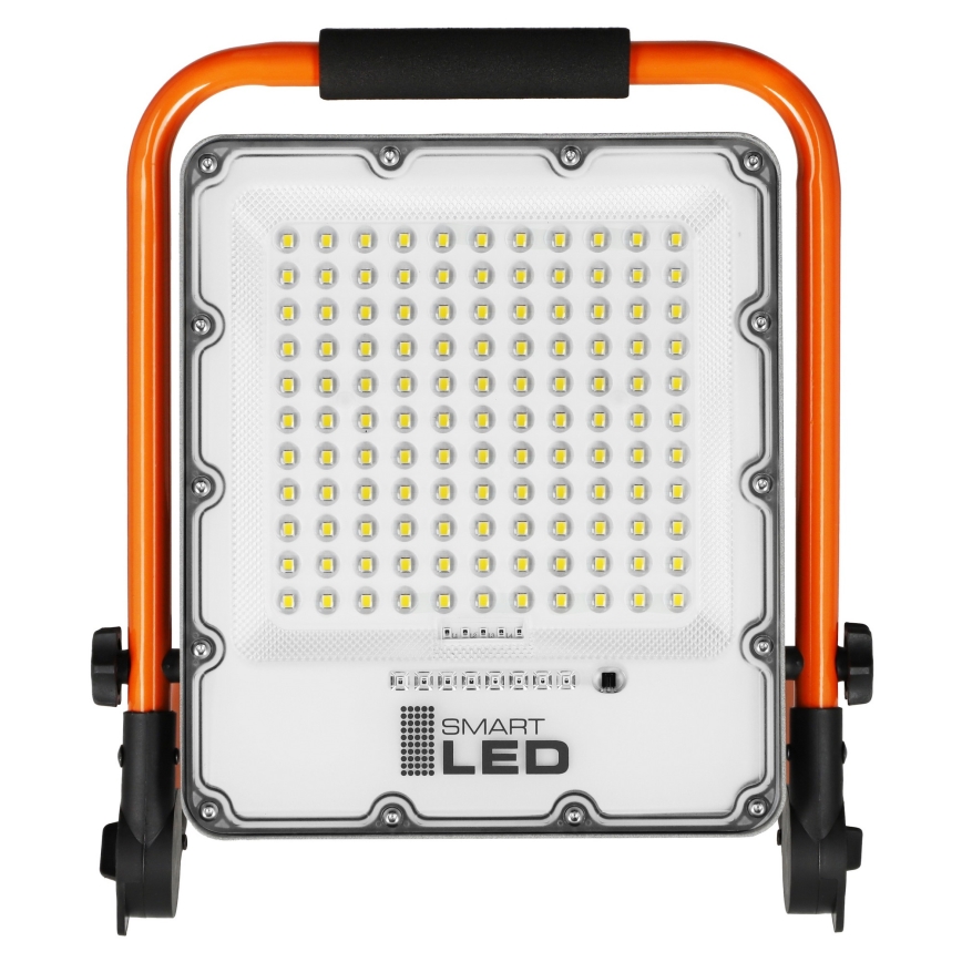 Wiederaufladbarer LED-Strahler mit Stativ LED/50W/3,2V 4500K 10000 mAh IP65 orange