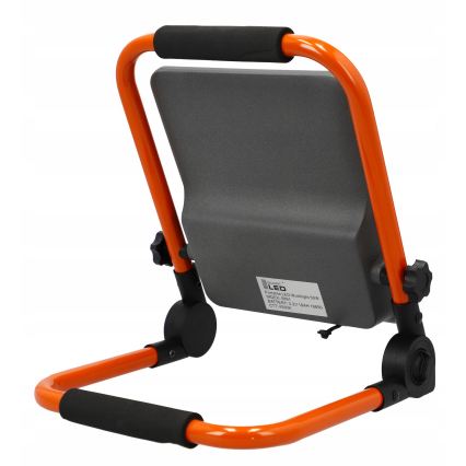 Wiederaufladbarer LED-Strahler mit Stativ LED/50W/3,2V 4500K 10000 mAh IP65 orange