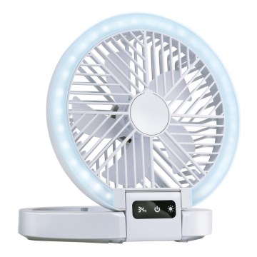 Wiederaufladbarer LED-Tischventilator 3,7V 1200 mAh