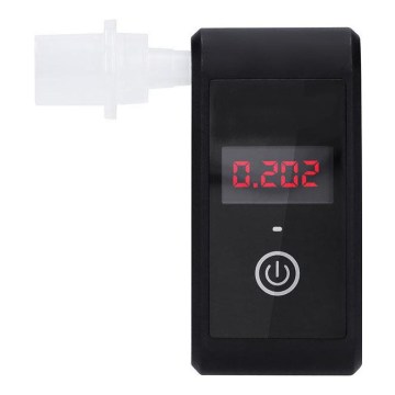 Wiederaufladbarer Mini-Alkoholtester mit Fuel-Cell-Sensor, 0,0 - 5,0‰ (BAK), Empfindlichkeit 0,08‰, 5V