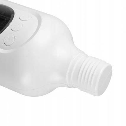 LED Wiederaufladbarer Standventilator mit LED-Beleuchtung LED/4,8W/5V USB 7200 mAh weiß + Fernbedienung