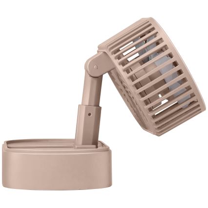 Wiederaufladbarer Tischventilator 3,7 V 1200 mAh – Rosa