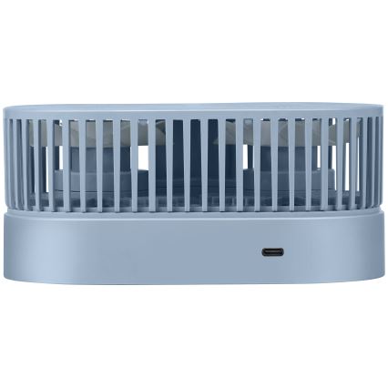 Wiederaufladbarer Tischventilator 3,7V 1200 mAh blau