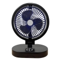 Wiederaufladbarer Tischventilator 5W/5V 1200 mAh schwarz