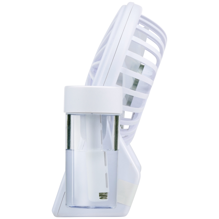 Wiederaufladbarer Tischventilator mit Nebeleffekt, 3,7 V, 1200 mAh