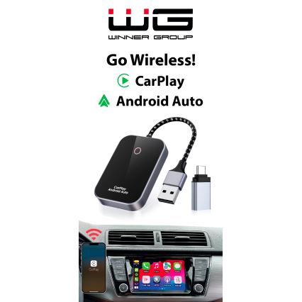 Winner Group - Adapter GoWireless! für kabellose Verbindung CarPlay und Android Auto