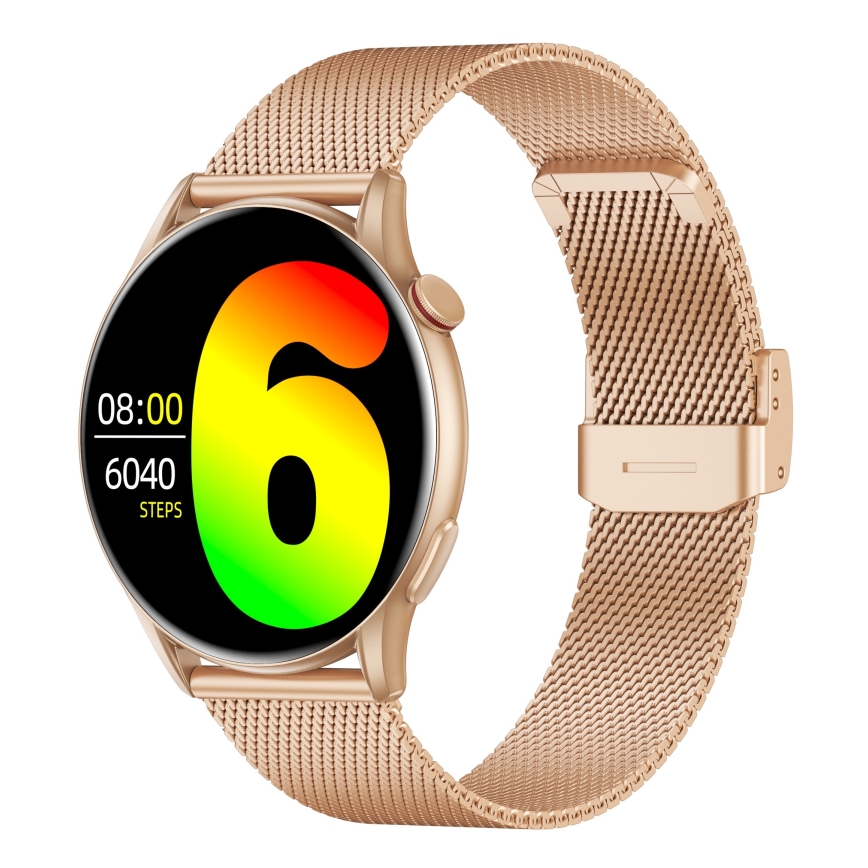 Winner Group - Smartwatch AirFlex 2 Elegance 280 mAh IP68 Gold