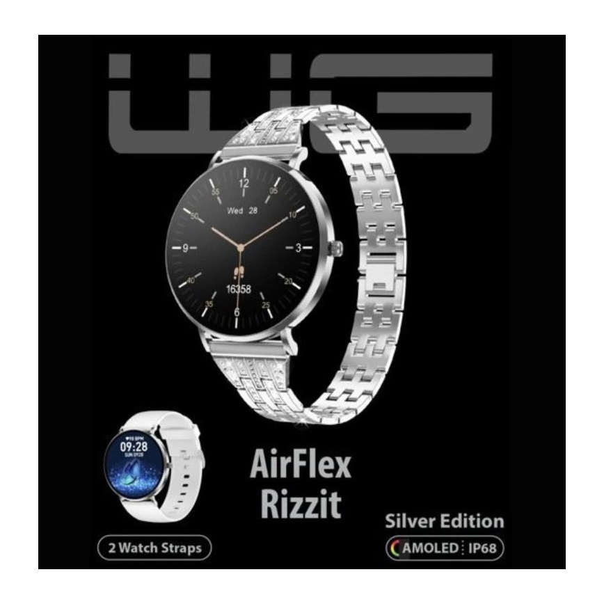 Winner Group - Smartwatch AirFlex3 Rizz It 200 mAh IP68 Silber