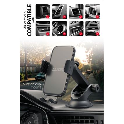 Winner Group - Kabelloses Autoladegerät mit Halterung, 15 W