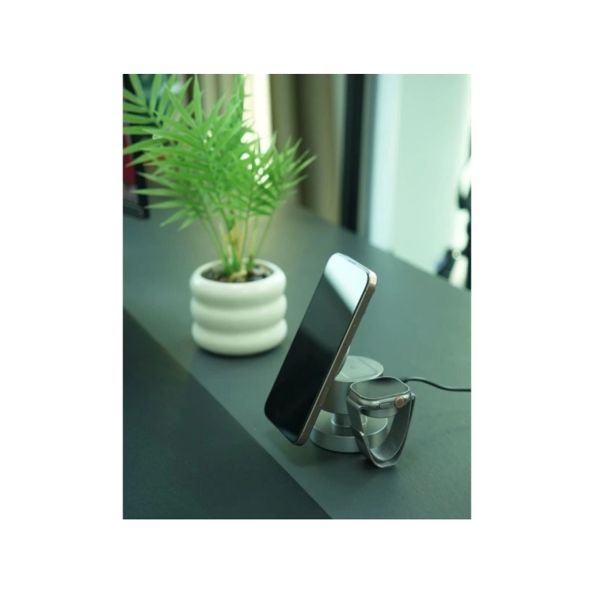 Winner Group - Kabelloses Ladegerät 4-in-1 MUSH8OOM 27W Anthrazit