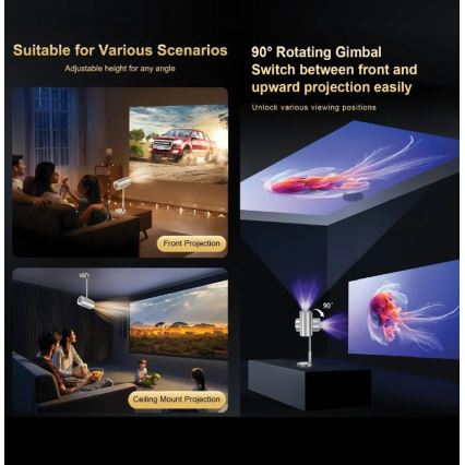 Winner Group - LED Projektor AIRFLEX LED/42W/230V + Fernbedienung