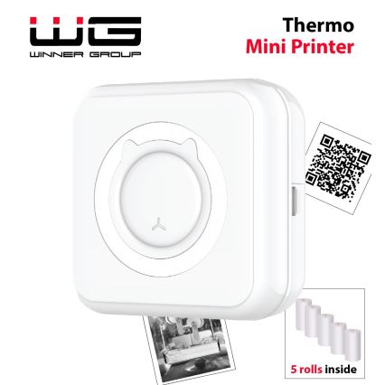 Winner Group - Mini-Thermodrucker 800 mAh weiß