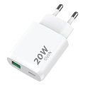 Winner Group - Schnellladeadapter 1xUSB-C + 1xUSB-A Power Delivery 20W weiß