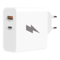 Winner Group - Schnellladeadapter 1xUSB-C + 1xUSB-A Power Delivery 45W weiß