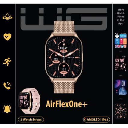 Winner Group - Smartwatch AirFlexOne+ 300 mAh IP68 Gold