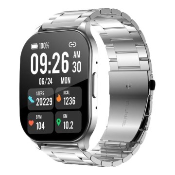 Winner Group - Smartwatch AirFlexOne 300 mAh IP68 silber