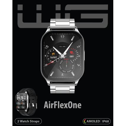 Winner Group - Smartwatch AirFlexOne 300 mAh IP68 silber