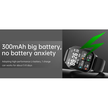 Winner Group - Smartwatch AirFlexOne 300 mAh IP68 silber