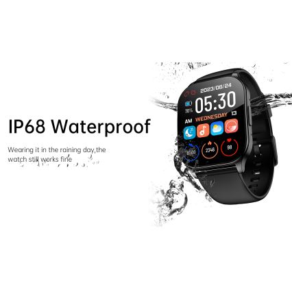 Winner Group - Smartwatch AirFlexOne 300 mAh IP68 silber