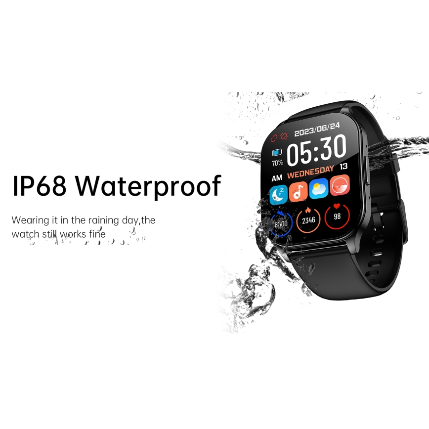 Winner Group - Smartwatch AirFlexOne 300 mAh IP68 silber
