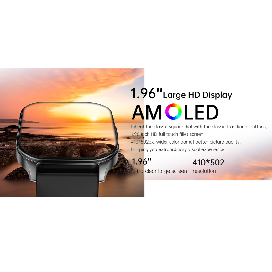 Winner Group - Smartwatch AirFlexOne 300 mAh IP68 silber