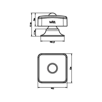 WiZ - Bewegungsmelder 1xLR6 Wi-Fi