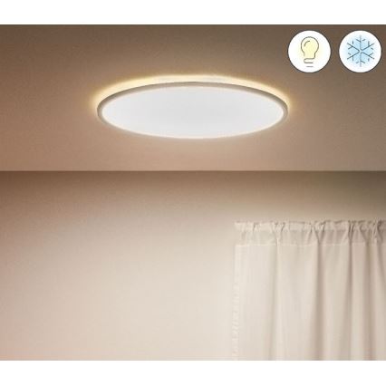 WiZ - Dimmbare LED-Deckenleuchte SUPERSLIM LED/32W/230V 2700-6500K WLAN weiß