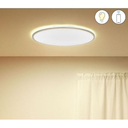 WiZ - Dimmbare LED-Deckenleuchte SUPERSLIM LED/32W/230V 2700-6500K WLAN weiß