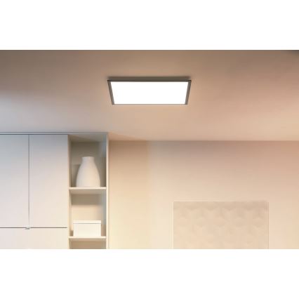 WiZ - Dimmbare LED-Deckenleuchte SUPERSLIM LED/36W/230V 2700-6500K WLAN schwarz