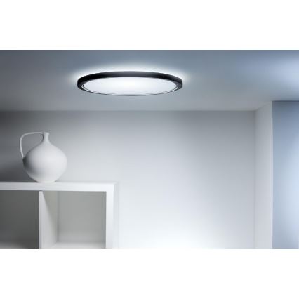 WiZ - Dimmbare LED-RGB-Deckenleuchte SUPERSLIM LED/32W/230V 2700-6500K Wi-Fi schwarz