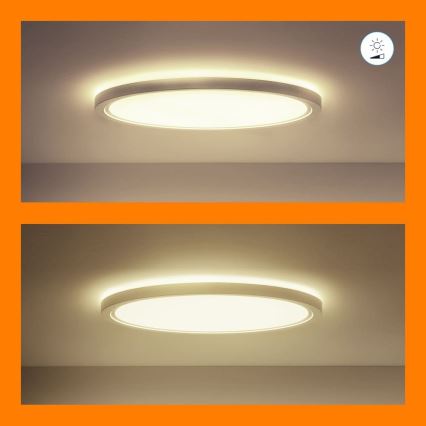 WiZ - Dimmbare LED-RGB-Deckenleuchte SUPERSLIM LED/32W/230V 2700-6500K Wi-Fi weiß