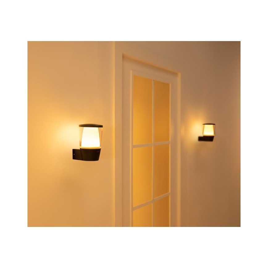 WiZ – Dimmbare LED-RGBW-Außenwandleuchte ELPAS LED/8,5W/230V 2700–5000K IP44 Wi-Fi