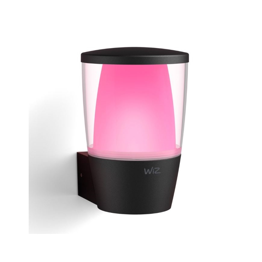 WiZ – Dimmbare LED-RGBW-Außenwandleuchte ELPAS LED/8,5W/230V 2700–5000K IP44 Wi-Fi