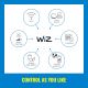 WiZ – Dimmbare LED-RGBW-Einbauleuchte LED/7W/230V Wi-Fi