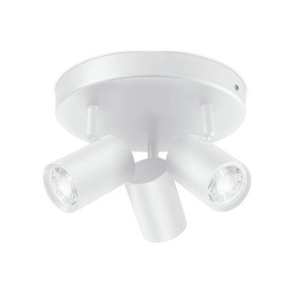 WiZ - Dimmbare LED-RGBW-Spotleuchte IMAGEO 3xGU10/4,9W/230V 2200-6500K WLAN CRI 90 weiß