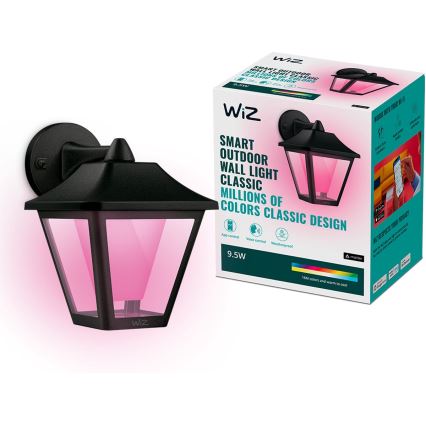 WiZ - Dimmbare LED-RGBW-Wandleuchte für den Außenbereich LED/9,5W/230V 2700-5000K IP44 Wi-Fi