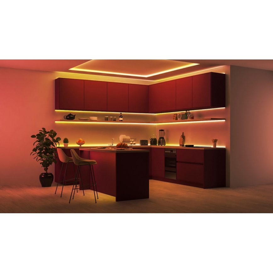 WiZ - Dimmbarer LED-RGBIC-Streifen 10m LED/21W/230V 2700-6500K Wi-Fi