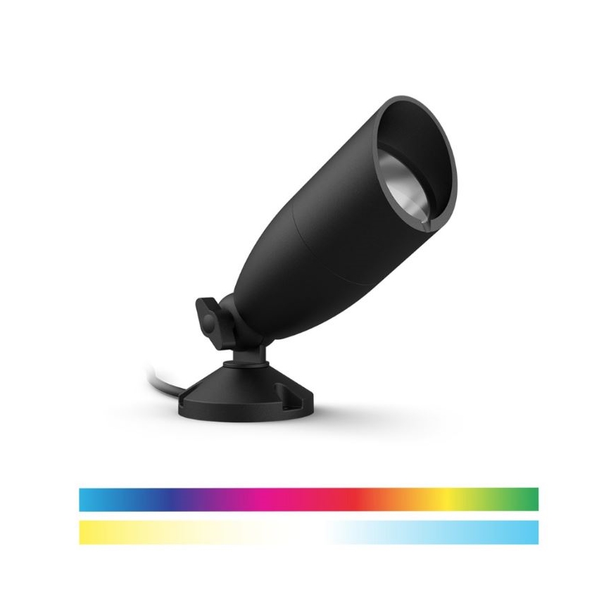 WiZ - Dimmbarer LED-RGBW-Außenstrahler SPOT LED/4W/12V 2700K-5000K IP65 Wi-Fi