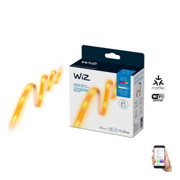 WiZ – Dimmbarer LED-RGBW-Streifen 4m LED/13W/230V 2700-6500K Wi-Fi