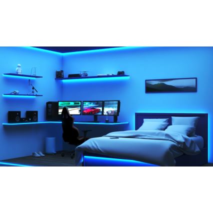 WiZ - dimmbarer RGB-LED-Streifen 10m LED/12W/230V Wi-Fi