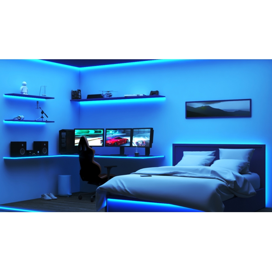 WiZ - dimmbarer RGB-LED-Streifen 10m LED/12W/230V Wi-Fi