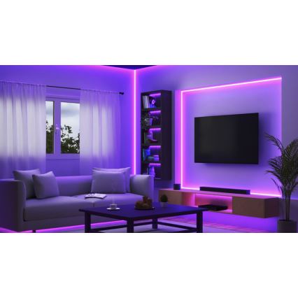 WiZ - dimmbarer RGB-LED-Streifen 10m LED/12W/230V Wi-Fi