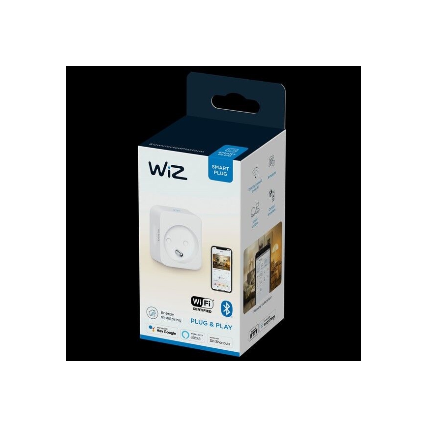 WiZ - Intelligente Steckdose E 2300W + Stromzähler Wi-Fi