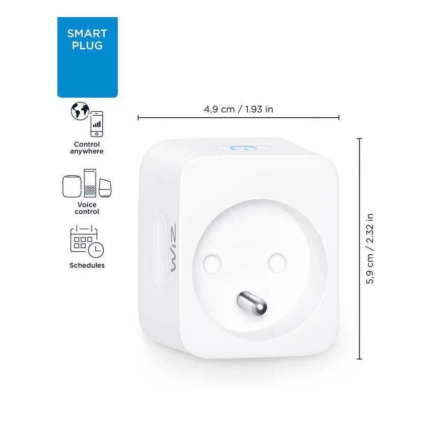WiZ - Intelligente Steckdose E 2300W Wi-Fi