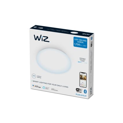 WiZ - LED Dimmbare Deckenleuchte SUPERSLIM LED/17W/230V 4000K Wi-Fi