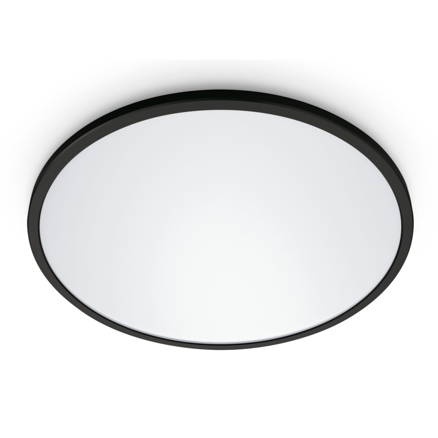 WiZ - LED dimmbare Deckenleuchte SUPERSLIM LED/22W/230V 2700-6500K Wi-Fi schwarz