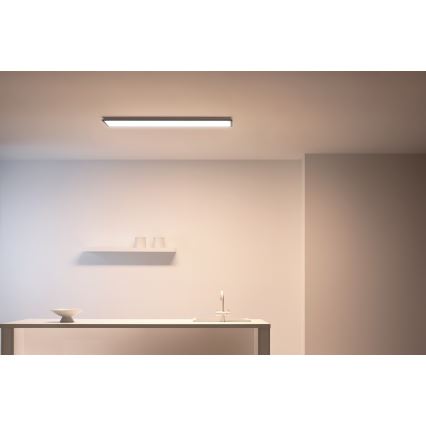 WiZ - LED Dimmbares Panel SUPERSLIM LED/36W/230V 2700-6500K WLAN schwarz