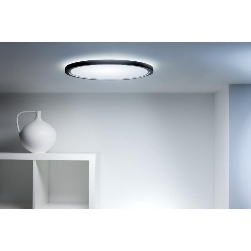 WiZ - LED RGB dimmbare Deckenleuchte SUPERSLIM LED/32W/230V 2700-6500K Wi-Fi schwarz