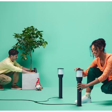 WiZ - LED RGBW dimmbare Außenleuchte ELPAS LED/4,8W/12/230V 2700-5000K IP65 Wi-Fi